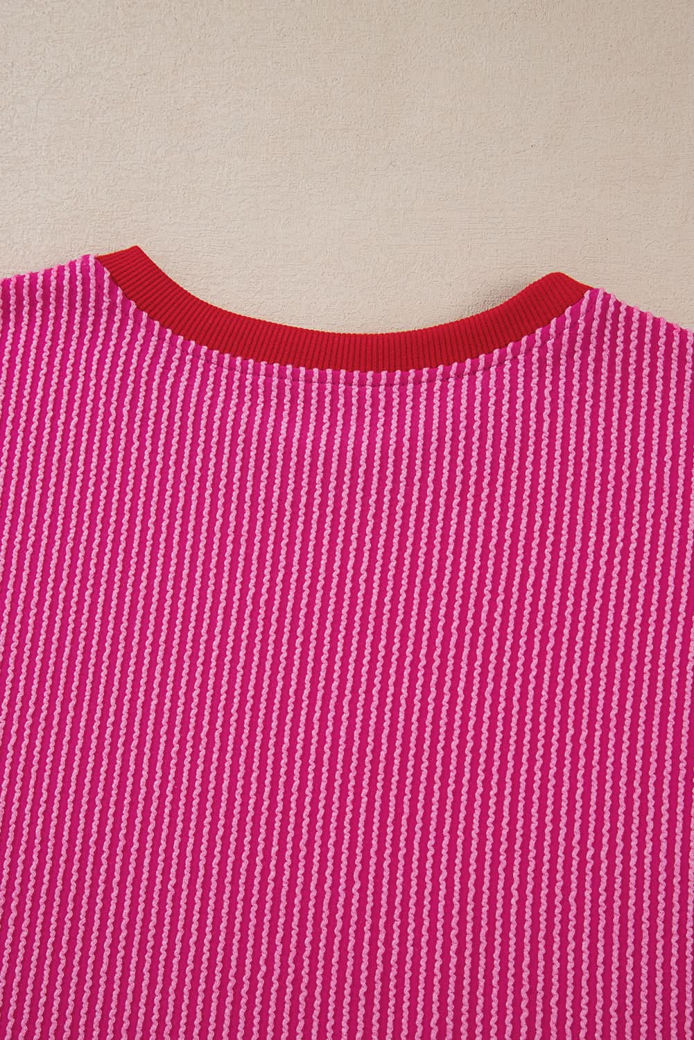 Bright pink drop shoulder top - Love Salve